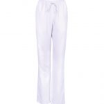 bílé zdravotnické kalhoty na gumu