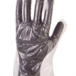 jednorázové igelitové rukavice