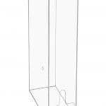 zásobník na jednorázové čepice vysoký