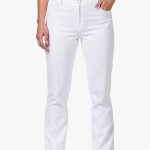 bílé zdravotní kalhoty