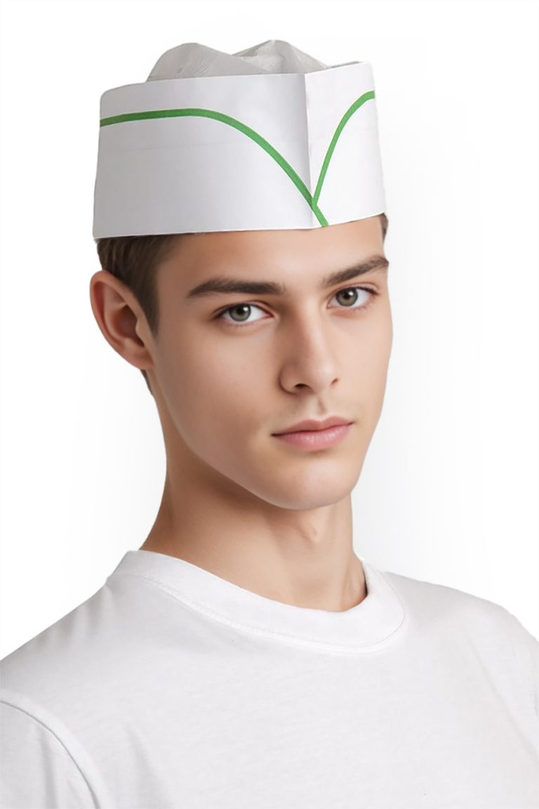 papírová kuchařská čepice lodička