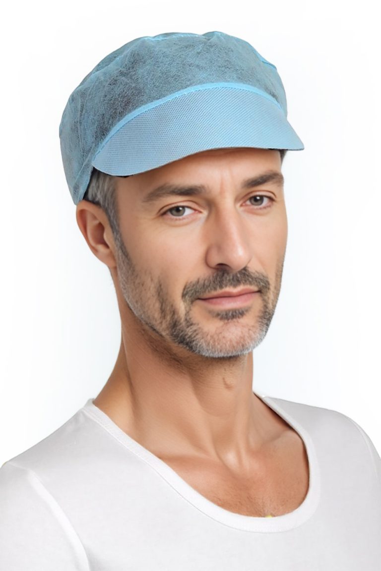 Jednorázová čepice s kšiltem