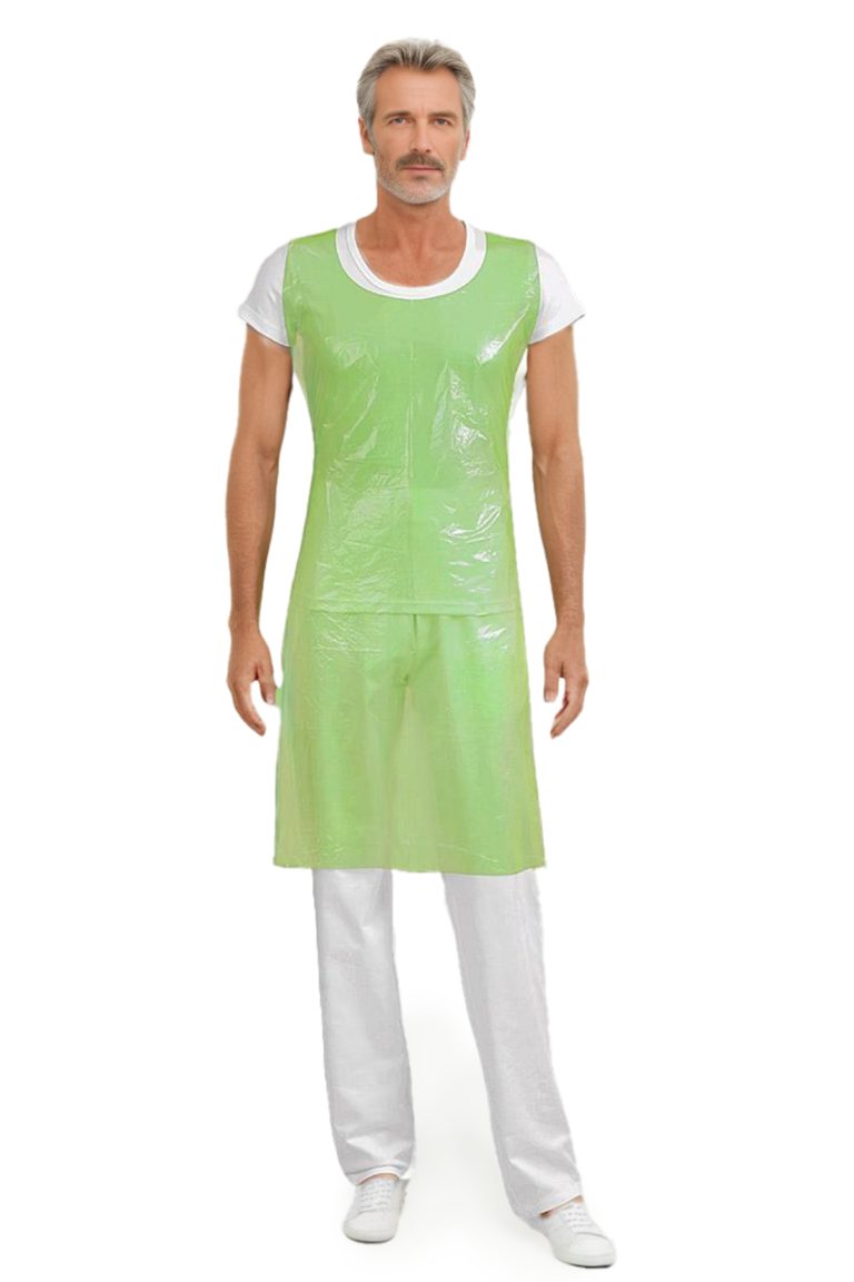 jednorázové igelitové zástěry