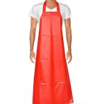 ochranná zástěra červená