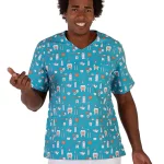 zdravotnické haleny s potiskem