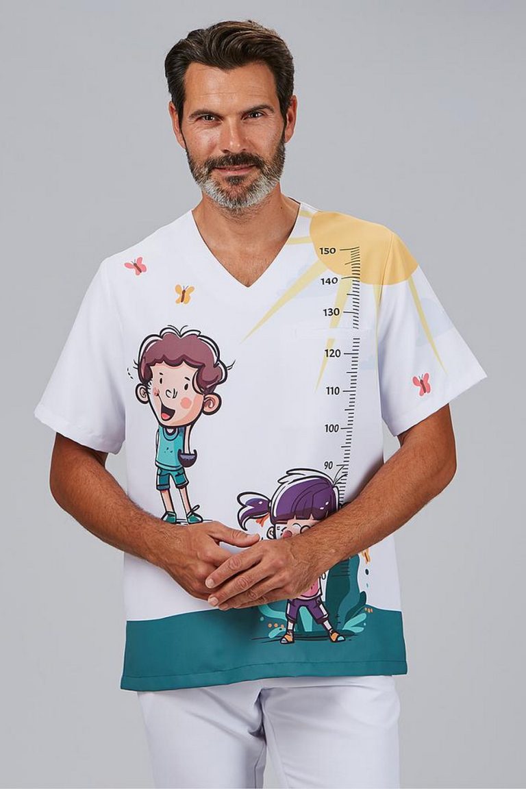 lékařská halena s potiskem